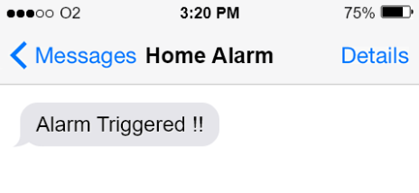 SMS Smart Home alarm Rawtenstall